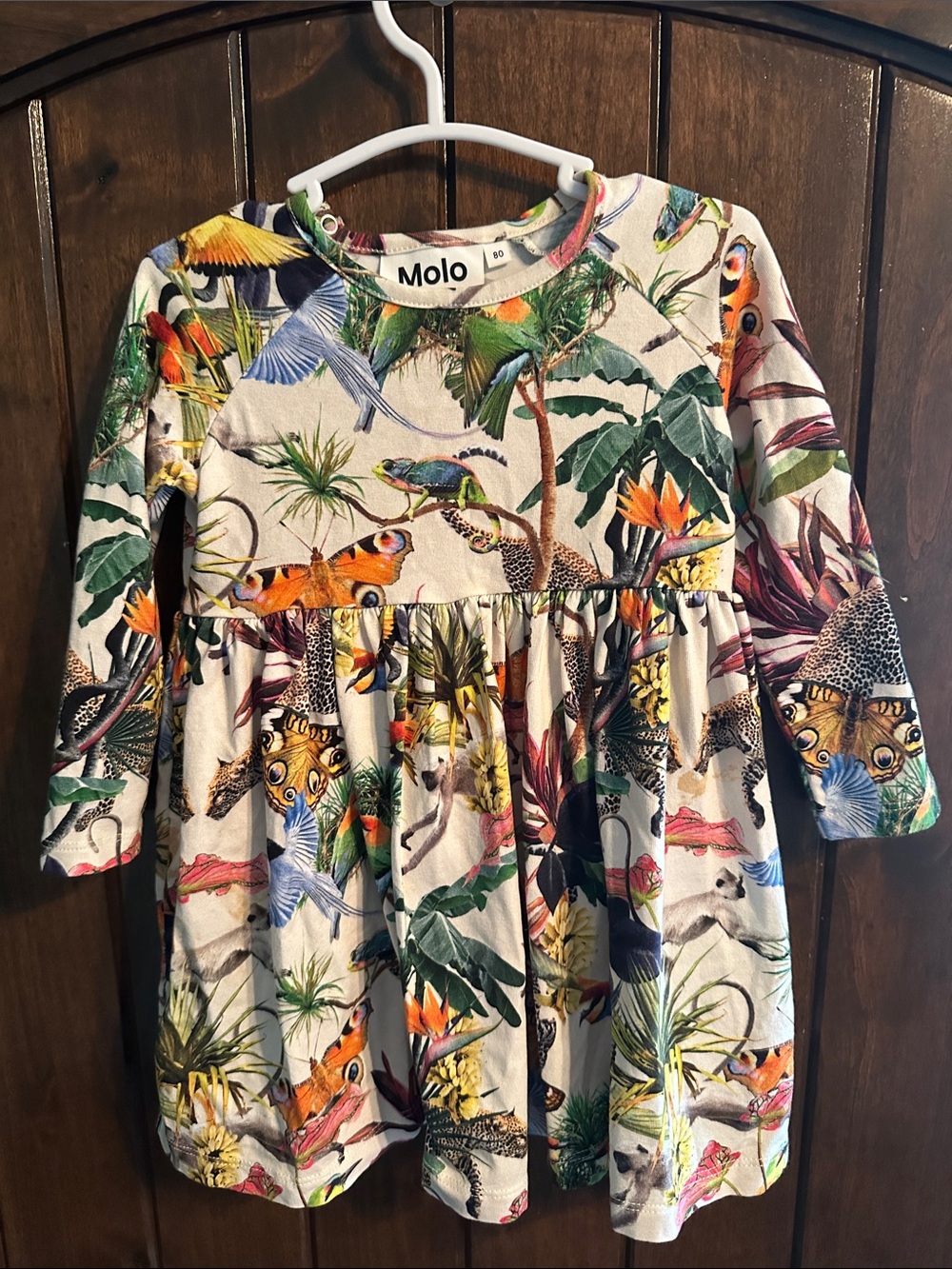 Molo Girl's Christabelle Jungle-Print Dress